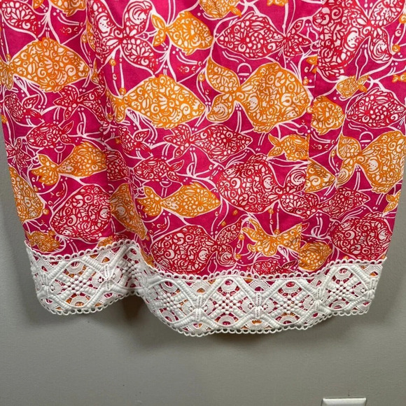 Lilly Pulitzer Jubilee Shift Dress Size 6 Beverly Hills Bubbly Fish Preppy - Picture 6 of 9